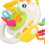 Toddler Pull String Toy Educational Soothing Duck Shape Multi Functional Pull String Toy White 11