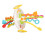 Toddler Pull String Toy Educational Soothing Duck Shape Multi Functional Pull String Toy White 8