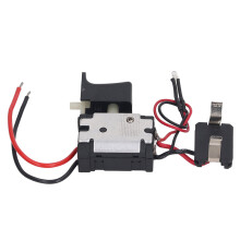 Cordless Drill Trigger Switch Lithium Battery Drill Electric Wrench Speed Control Trigger Switch with Light 7.2‑24V