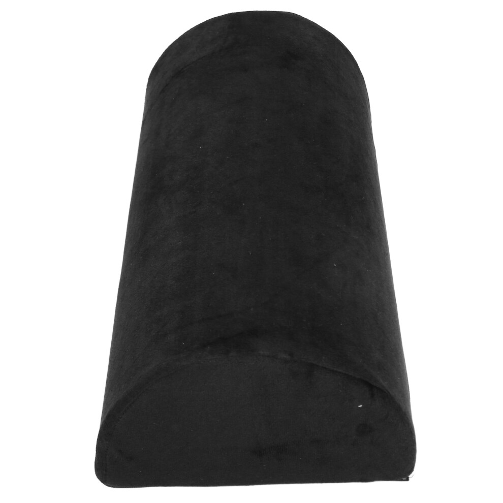 Black Half Moon Pillow Ankle Knee Neck Lumbar Support Cushion Elderly People Home Memory Foam Leg Elevation Pillow