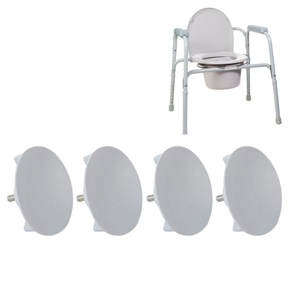 4pcs Elder Shower Chair Replacement Feet Large Suction Cups Rubber Sliplessbath Chair Replacement Feet