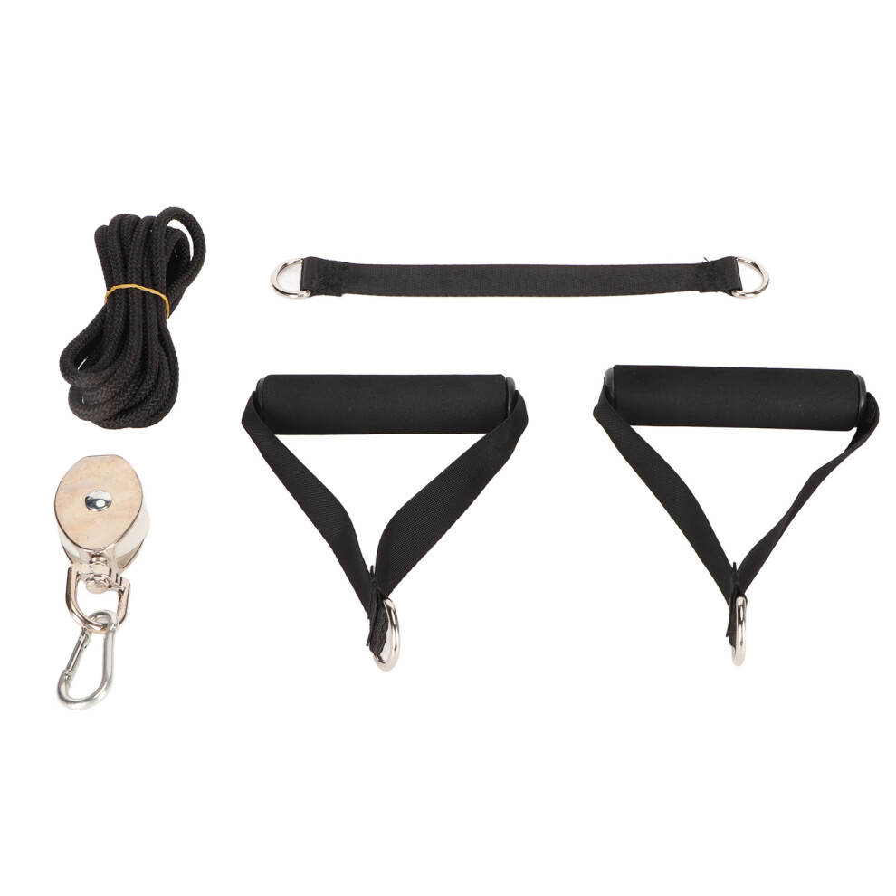 Shoulder Exercise Pulley System Foam Handle Over Door Rehabilitation Training Equipment for Arm Back