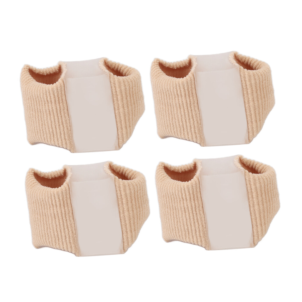 4Pcs Toe Straightener Double Hole Big Toe Separator Toe Stretcher Bunion Corrector for Overlapping Hallux Valgus Hammer Toe