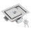 Embedded Panel Lock Stainless Steel Rectangular Trailer Paddle Door Key Latch Handle Truck Toolbox Lock 3