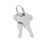 Embedded Panel Lock Stainless Steel Rectangular Trailer Paddle Door Key Latch Handle Truck Toolbox Lock 12