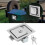 Embedded Panel Lock Stainless Steel Rectangular Trailer Paddle Door Key Latch Handle Truck Toolbox Lock 1