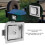 Embedded Panel Lock Stainless Steel Rectangular Trailer Paddle Door Key Latch Handle Truck Toolbox Lock 4