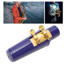 Alto-Sax-Mundstück Premium Kupfer 6,0 mm Schnabellänge Ligatur & Kappe für melodisches Spielen
