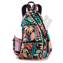Verstellbare Tennis-Schläger-Gurtbag 47,5x35x25cm Wasserabweisend Schwarz