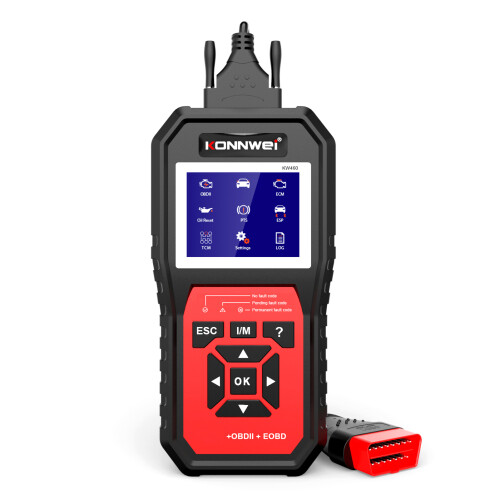 KONNWEI KW460 All System OBDⅡ Scanner Diagnostic Tool with 11 Special Function Battery Matching, DPF Check, SAS, Fuel Injector Programming, 2
