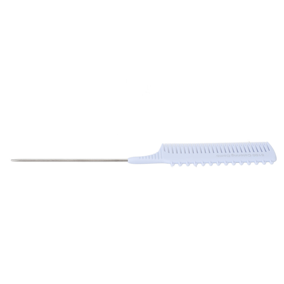 Unisex Purple Highlighting Clip Comb Teasing Foiling Salon Straightening Hair Clip Styling Weaving Rat Tail Parting Combs For Lavender