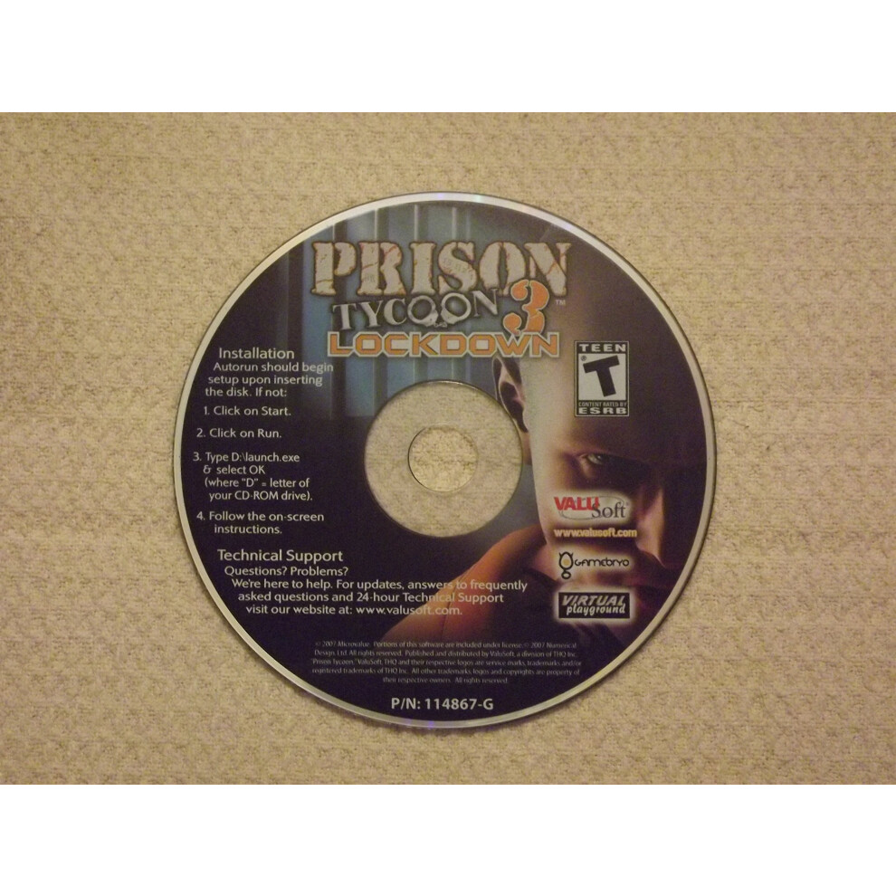 Prison Tycoon 3: Lockdown - Pc 755142120528