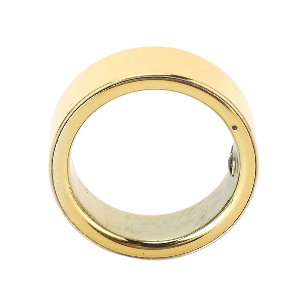 Gold Smart Ring Ipx8 Monitor Detect Sleep Status Rechargeable 18Mah Smart Health Ring For Men Women