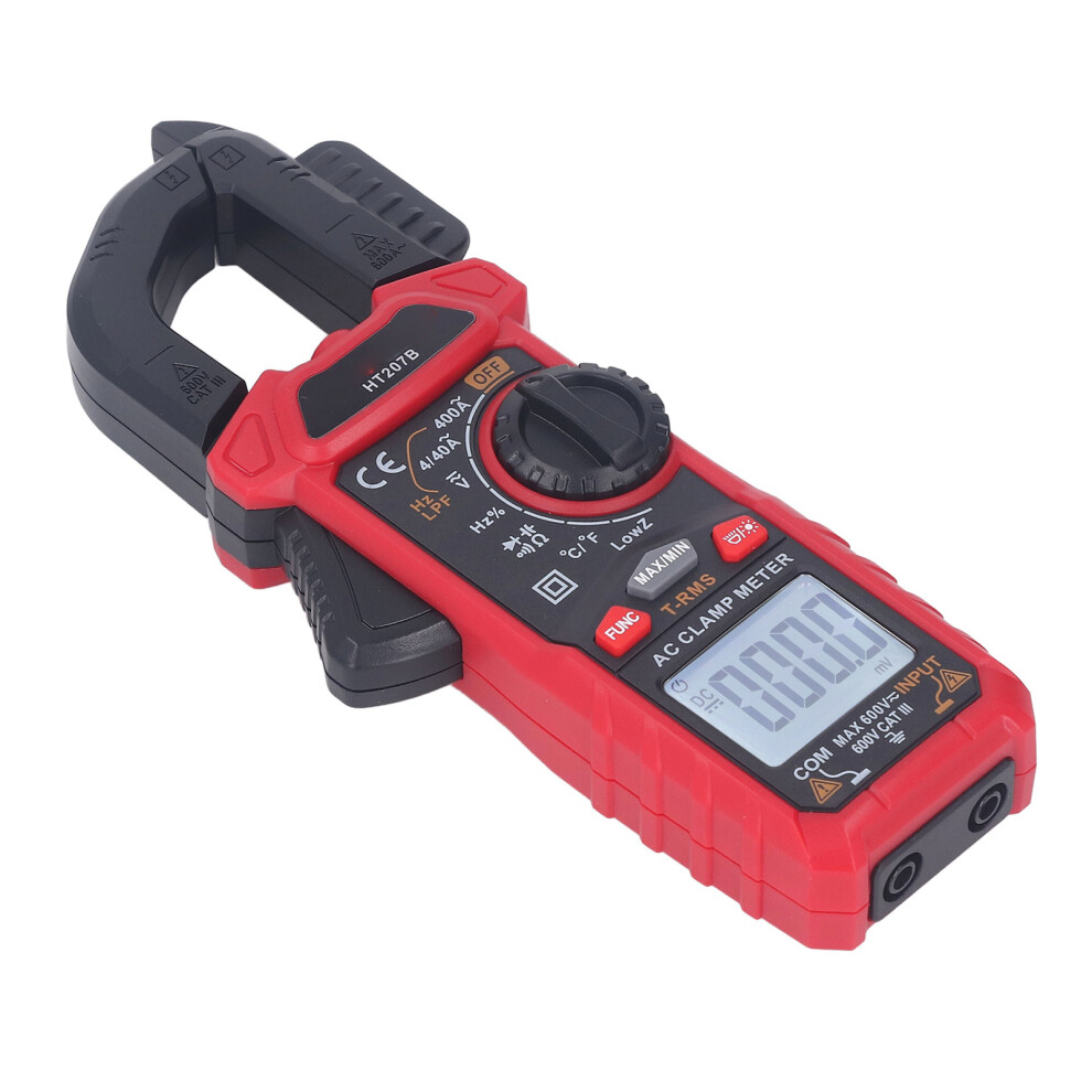 Lcd Current Voltage Resistance Clamp Voltmeter Ammeter Led Flashlight Ac Dc Electrical Digital Multimeter Clamp Meter 4071314973119
