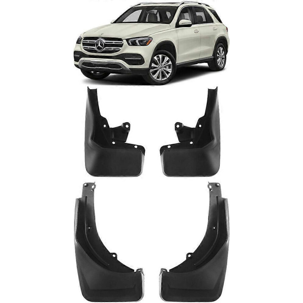 WKXTECZT – Parafanghi E Paraspruzzi In ABS Per Mercedes GLE W166 W167 ML – Set 4 Pezzi, Nero, Protezione Per Passaruota