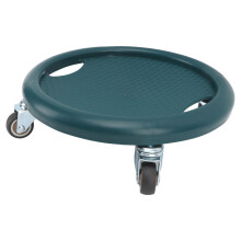 Dunkelgrünes 4-Rollen-Abdominalrad, 150 kg Tragfähigkeit, 870 g
