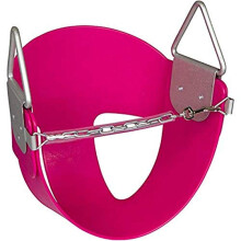 Swing Set Stuff Sedile a secchiello con adesivo logo SSS, rosa