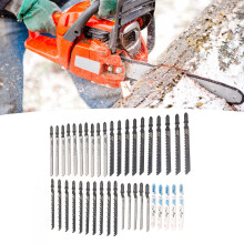 40Pcs Jigsaw Blade 6 Types High Speed Steel Reciprocating Sabre Saw Cutting Tool for Wood