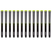 Lamkin ST +2 Hybrid Calibrate mittelgro?e Golfgriffe, 13-teiliges Reminder-Golfgriffpaket mit gerippten Griffen, Schwarz/Anthrazit