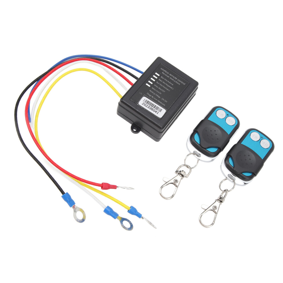 Wireless Winch Remote Control Kit 434Mhz Dc12v 24V 50Ft Range Universal Fit For Truck Atv Suv 9451314981560