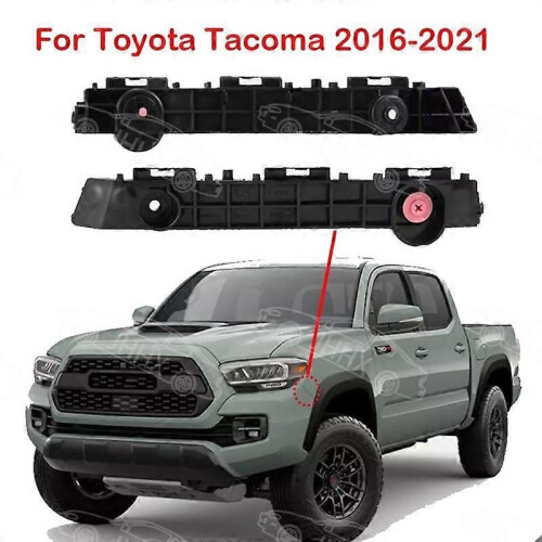 (Main Driver -Left)Compatible 2016-2021 Tacoma Tacoma Front Bumper Fixed Bracket Front Bumper Bracket
