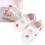 Rosa Babyschuhe mit Erdbeer-Muster, Größe 16, 12,5 cm 7