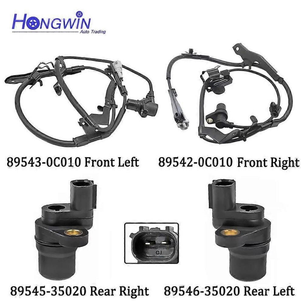 Adatto Per Sensori Di Velocità Delle Ruote Anteriori E Posteriori Toyota 89542-0C010 89543-0C010 89546-35020