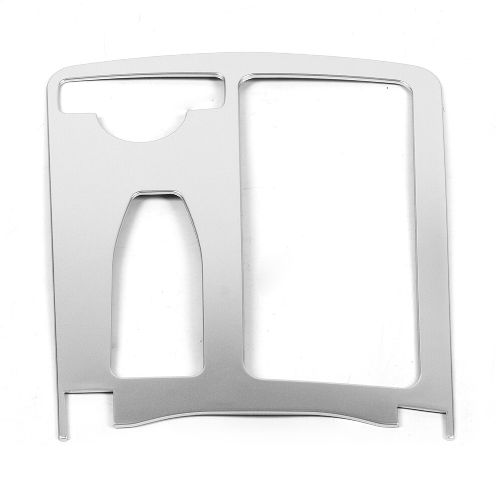 Center Console Cup Holder Bezel Trim 2046800307 Scratch Resistant Replacement For Benz CâClass W204 2007 To 2014 Silver 7891314989555