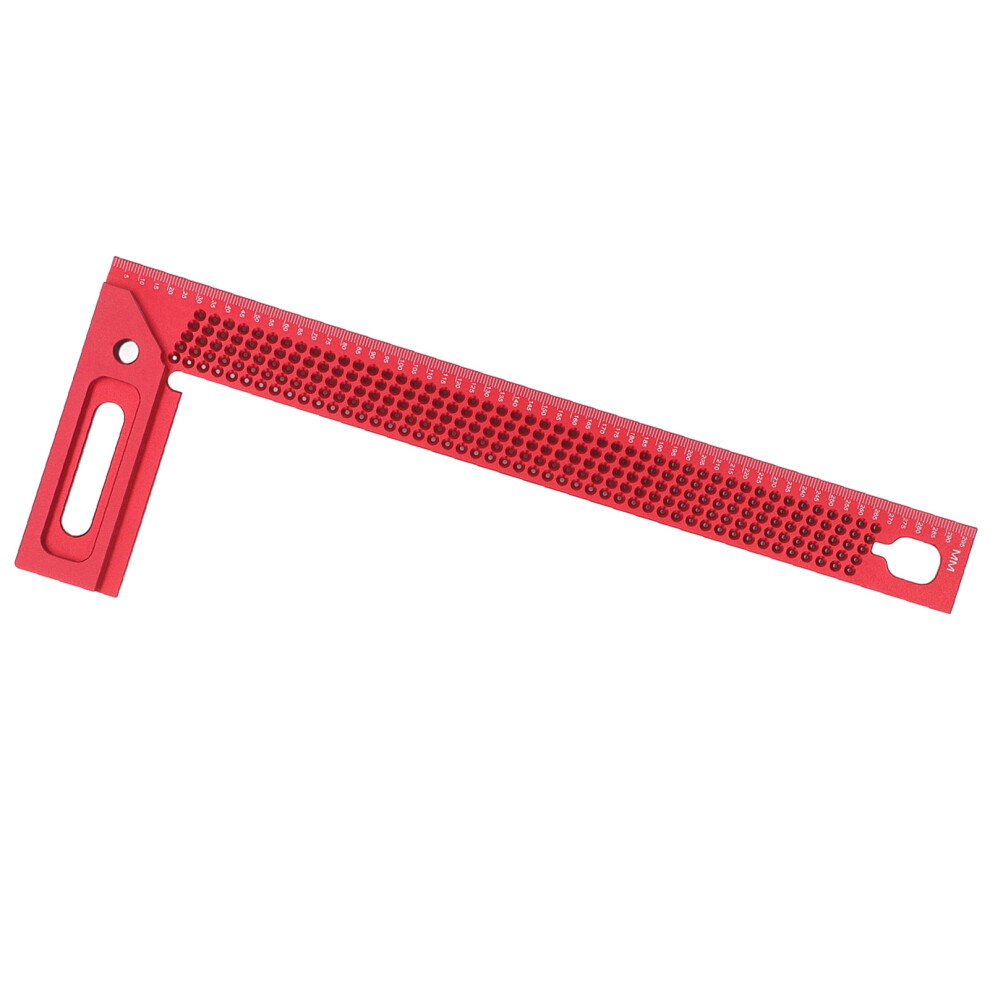 Right Angle Scriber Hole Positioning Gauge 45 90 Degree Layout Woodworking Scribing Marking Ruler 300Mm 8021314990124
