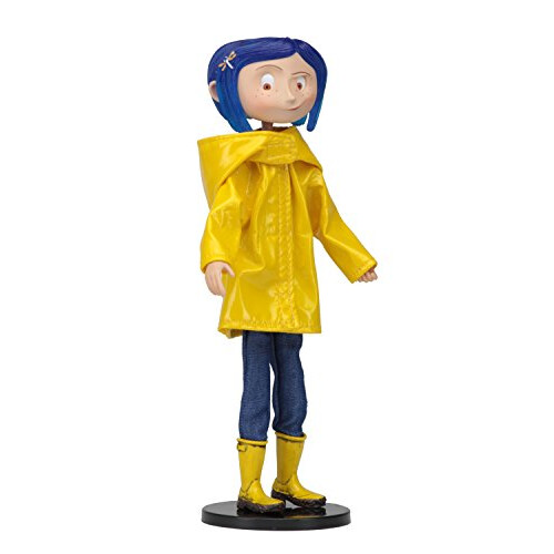 NECA Poup?e Coraline Bendy en imperm?able 1