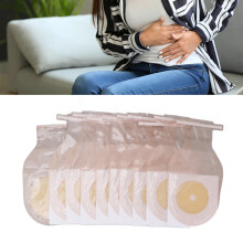 Abnehmbarer Darmbeutel 1 Stück Stoma-Beutel für Ileostomie-Pflege, Vliesstoffe