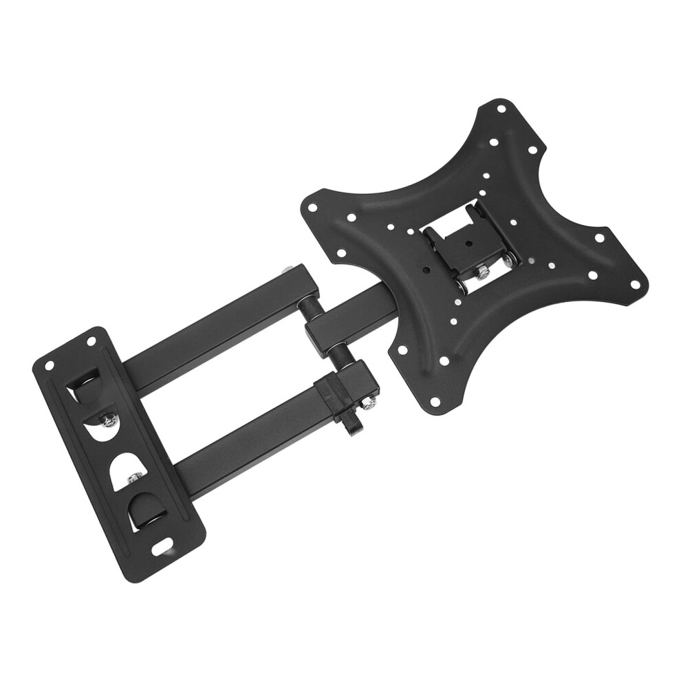 Tv Mount Bracket Swivel Tilt Steel Wall Mount Foldable Heavy Load Bearing Tv Monitor Holder For 14Â42In Tvs Black 9481314994031