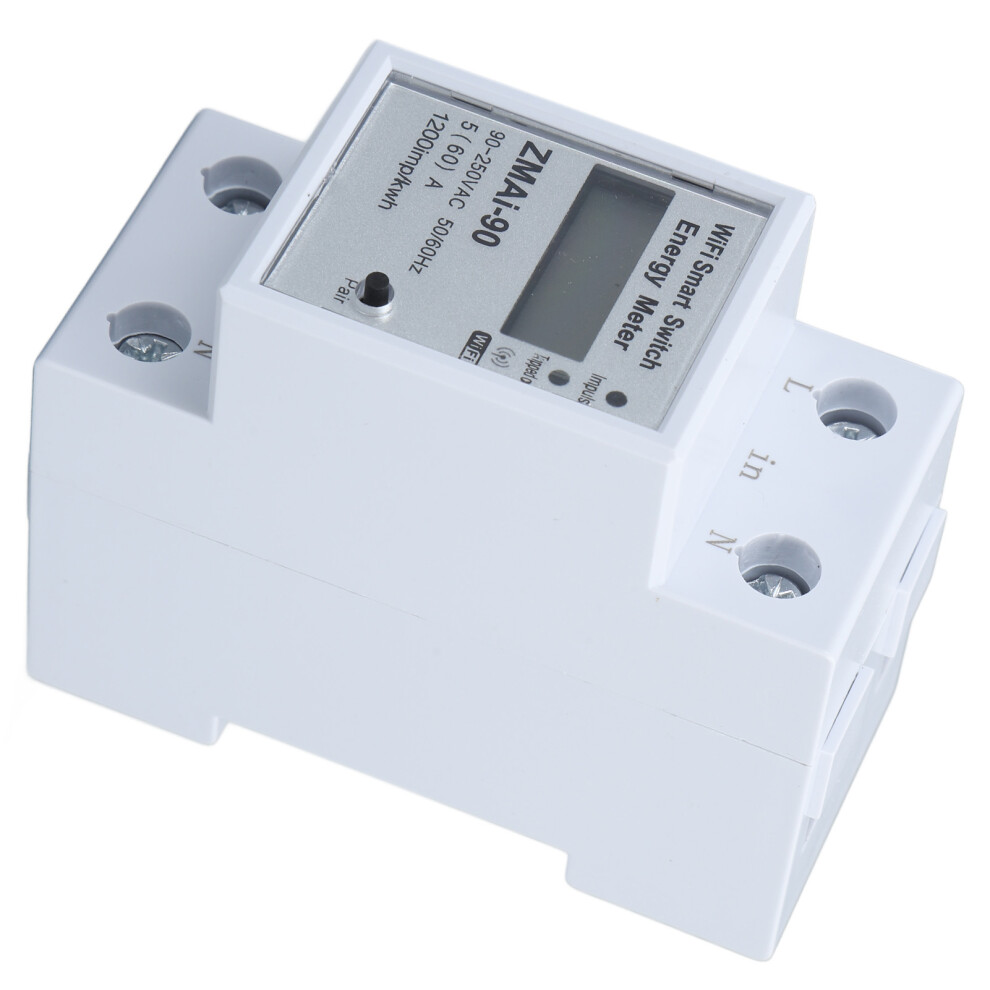 Single Phase Energy Meter Wifi Metering Switch Electric Meter App Remote Control Electricity Monitor 110Â230V 7901314994449