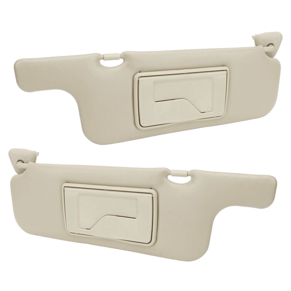 2Pcs Car Sun Visor Makeup Mirror Sun Shielding Board For E120 E130 2001 To 2007 Ninth Generation Gray 9441315006218