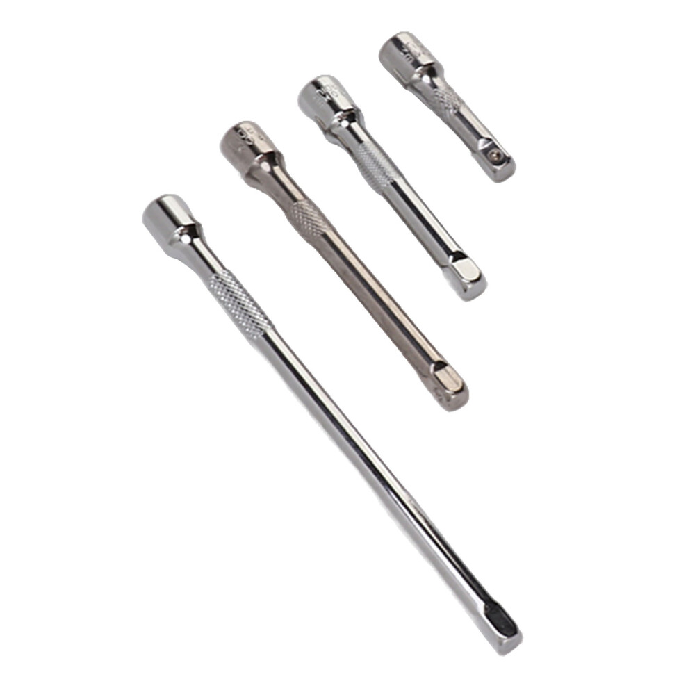 4Pc 1/4In Drive Socket Extension Bar Set Long Shaft 50Mm 75Mm 100Mm 150Mm Ratchet Improved 9391315006988