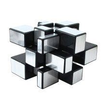 AHYUAN 3x3x3 Spiegelwrfel Dysmorphismus Magic Speed ??Cube Silber 3D-Puzzlewrfel fr Kinder Handpuzzles fr Erwachsene