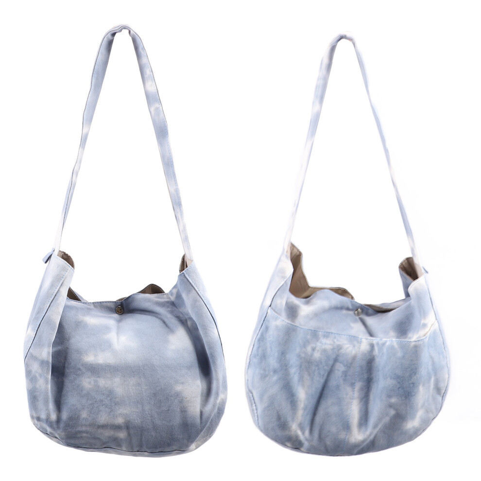 Pet Sling Carrier Breathable Safe Canvas Small Pet Shoulder Carrying Bag with Extra Pocket for Puppy Cat Blue-image-OPC-PHR25S7-NEW