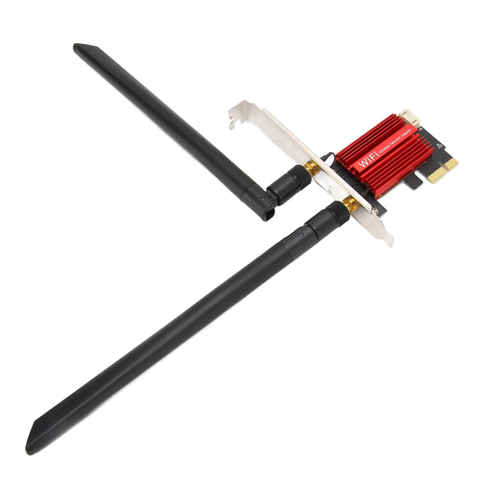 Pcie Network Card 300Mbps 2.4Ghz 867Mbps 5Ghz Dual Antenna Bt4.2 Pcie Wifi Adapter Card For Win 7 8 10 11 System 8061315018670