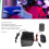 Keyboard and Mouse Converter Set Wired RGB Half Gaming Keyboard with Wired Mouse Converter Adapte for Android for Harmony 5