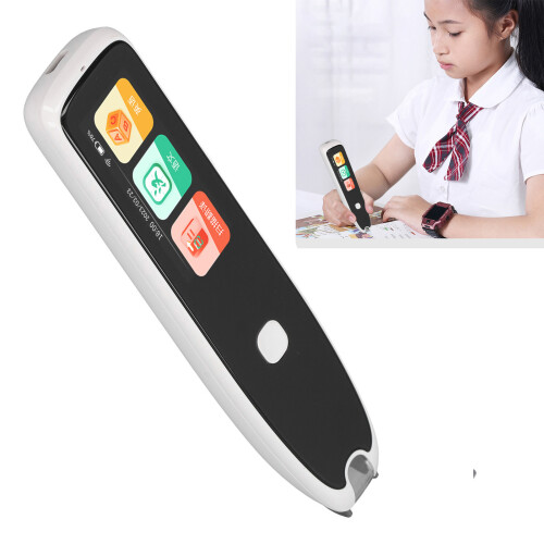 Translation Reader Pen Foreign Languages Scanner Touchscreen Dictionary Reading Pen Built in Battery White