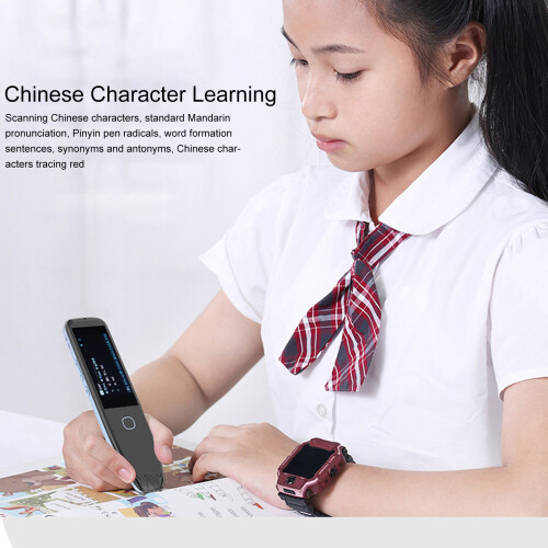 Translation Reader Pen Foreign Languages Scanner Touchscreen Dictionary Reading Pen Built in Battery Blue 2