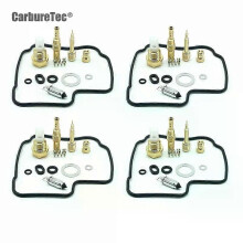 (4 Kits) Passend für HONDA CBR600F Hurricane 1987 1988 1989 Vergaser-Reparatursatz Überholungsset CBR600