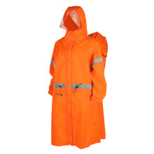 Hooded Rain Poncho for Adults High-visibility Reflective Waterproof Raincoat Jacket with Backpack Cover for Men Women Outdoor Rain Gear