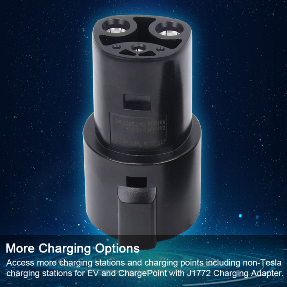 Charging Adapter 60A Ip54 Waterproof Electric Vehicle Charging Connector Compatible With Tesla Model 3 Y S X 9351315029714