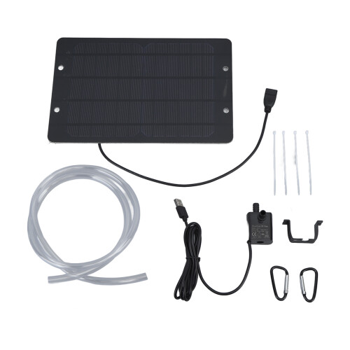 6V 10W Solarpumpe-Set mit USB für Vogelbad, Garten, Pool 1