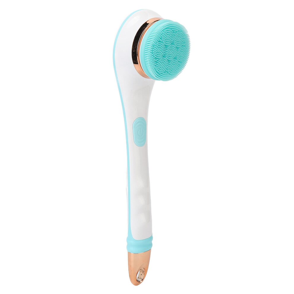 Electric Body Brush Set 360 Degrees Rotating 4 Heads Long Handle Bath Cleansing Scrubber