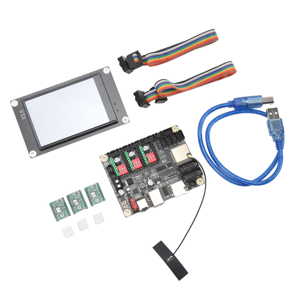 Cnc Engraver Control Board 32 Bit Wifi Offline Controller With 3.5In Touch Screen And Stepper Motor Driver 12Â24Vdc 4601315039967