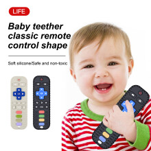 Silicone Baby Teether Remote Control Teether Teething Toys Soft Teething Pacifier for Infants