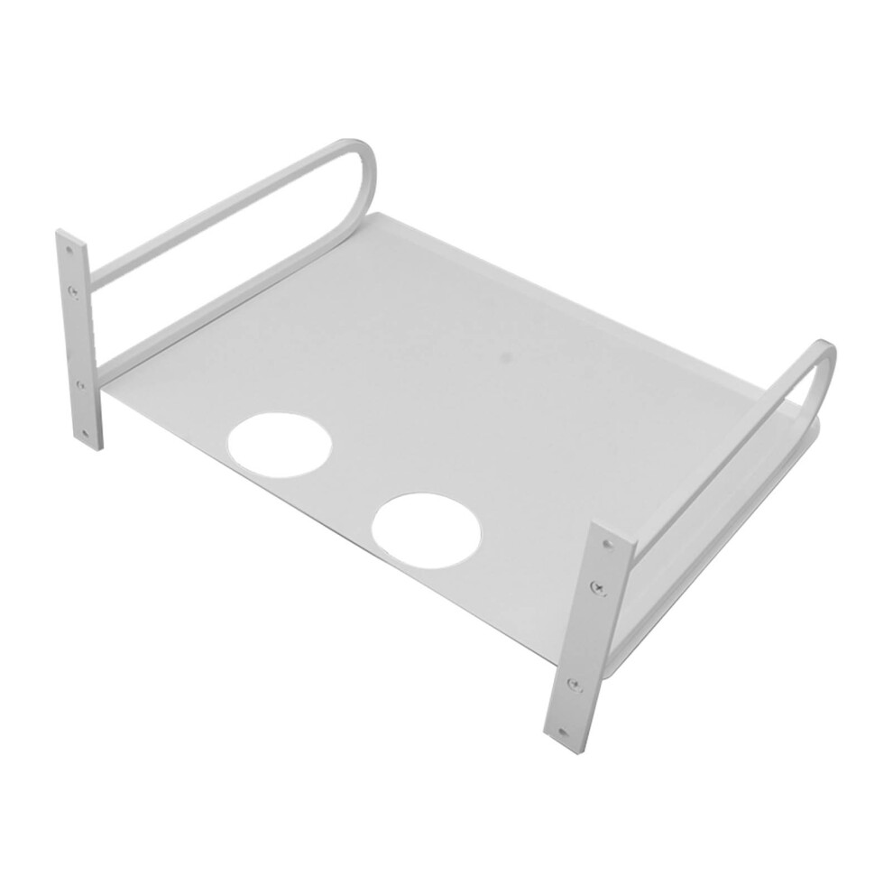 Wall Mounted Projector Shelf Aluminum Floating Projector Shelves For Router Tv Box Dvd Player Cable Box White 7901315046758
