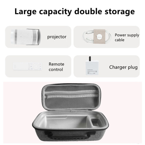 Carrying Case Portable Storage Box Replacement for Samsung The Freestyle Projector 2